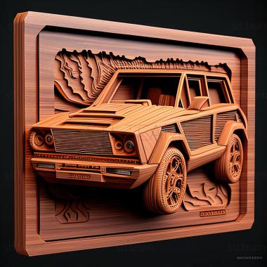 3D model Lamborghini LM002 (STL)